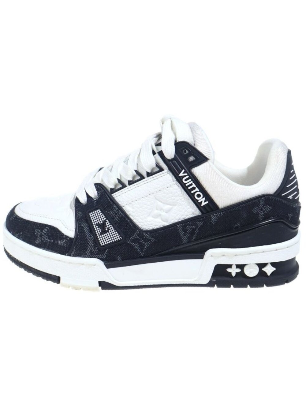 Louis Vuitton LV Trainer LV Sweatshirt Maxi Monogram Leather Low Cut Sneakers